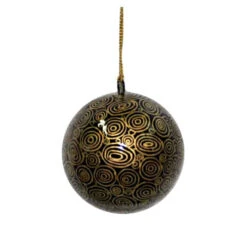 Aboriginal Christmas Bauble Swirl