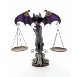 Katherine's Purple Bat And Cat Scales - 40cm