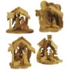Kurt Adler Olive Wood Nativity Ornament (4 Designs) - 6.5cm