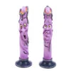 LED Haunted Ghost Face Purple Candle Lights - 32cm